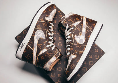Nike Air Jordan 1 x LV High Custom by The Shoe Surgeon