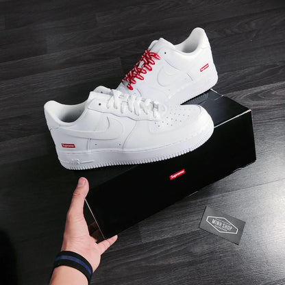 Nike  Air Force 1x Supreme Low 'Box Logo - White'