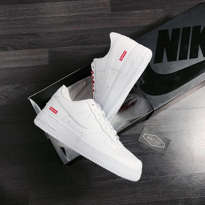 Nike  Air Force 1x Supreme Low 'Box Logo - White'