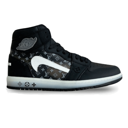 Nike Air Jordan 1 x LV - Triple Black Monogram Edition