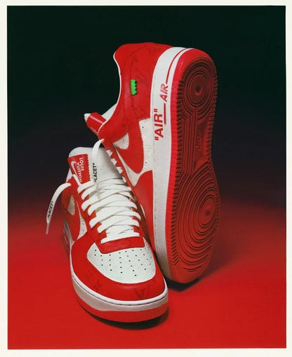 Louis Vuitton x Nike Air Force 1 Low ‘By Virgil Abloh White/Red’