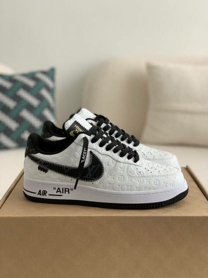 Louis Vuitton x Nike Air Force 1 Low ‘White Black’