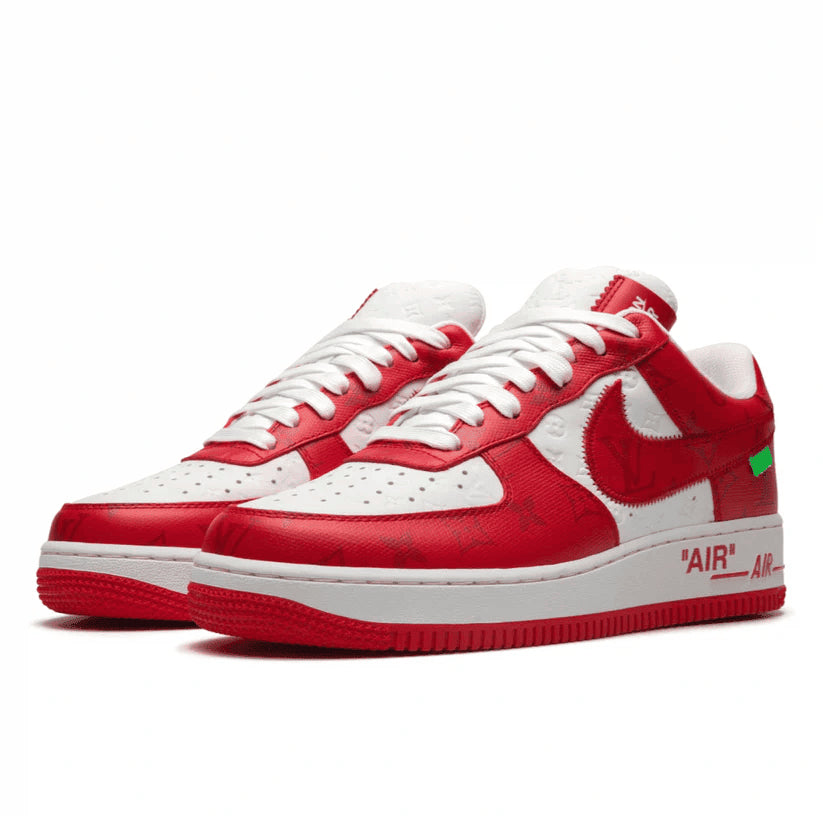 Louis Vuitton x Nike Air Force 1 Low ‘By Virgil Abloh White/Red’