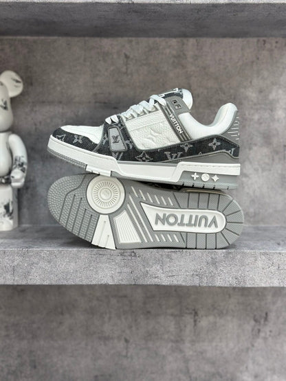 Louis Vuitton LV Trainer Sneaker ‘Denim Monogram Grey’