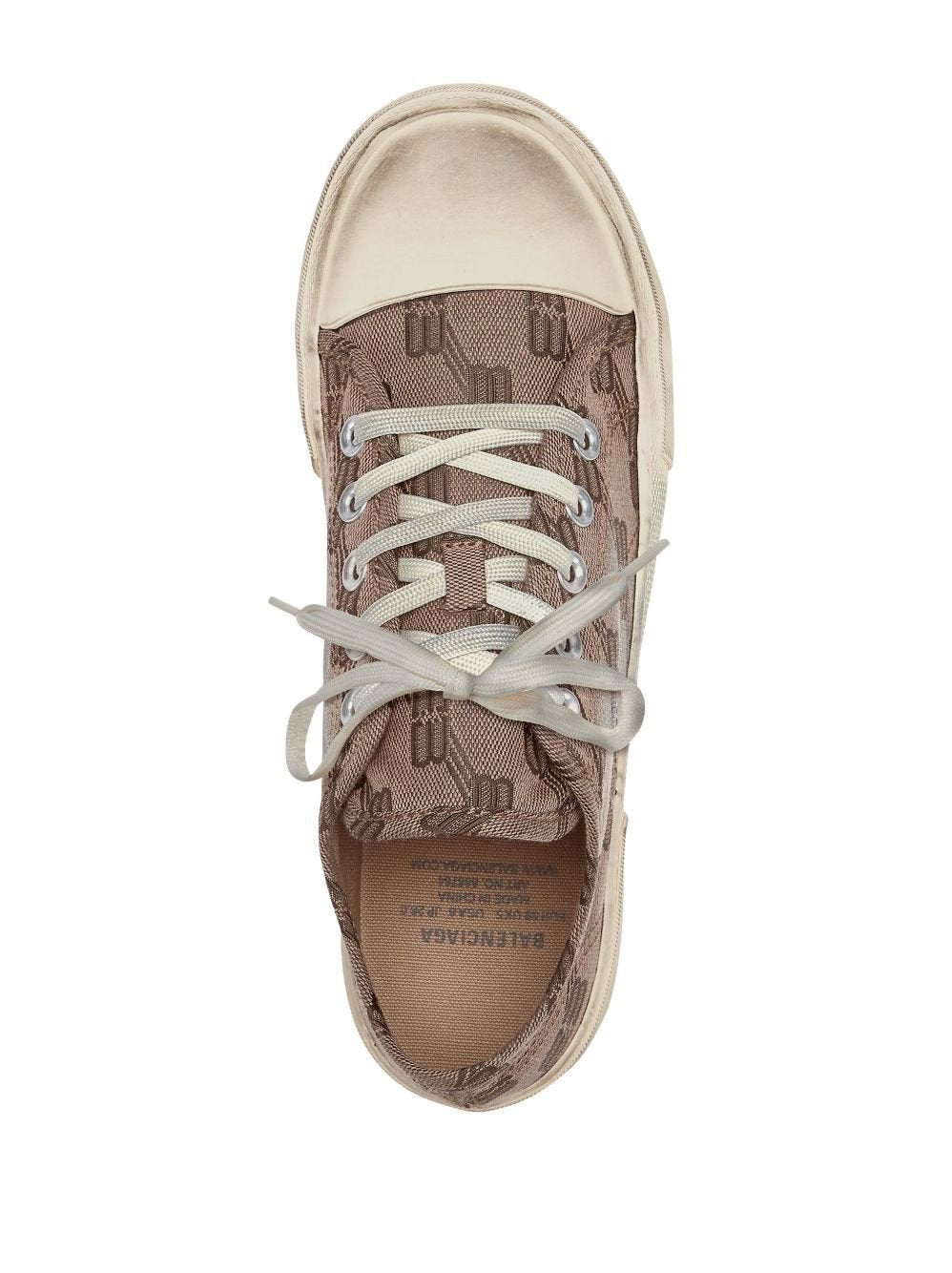 Balenciaga Paris Monogram Low-Top Sneakers