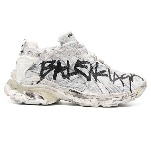 Balenciaga Runner Graffiti-Print Sneakers