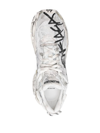 Balenciaga Runner Graffiti-Print Sneakers